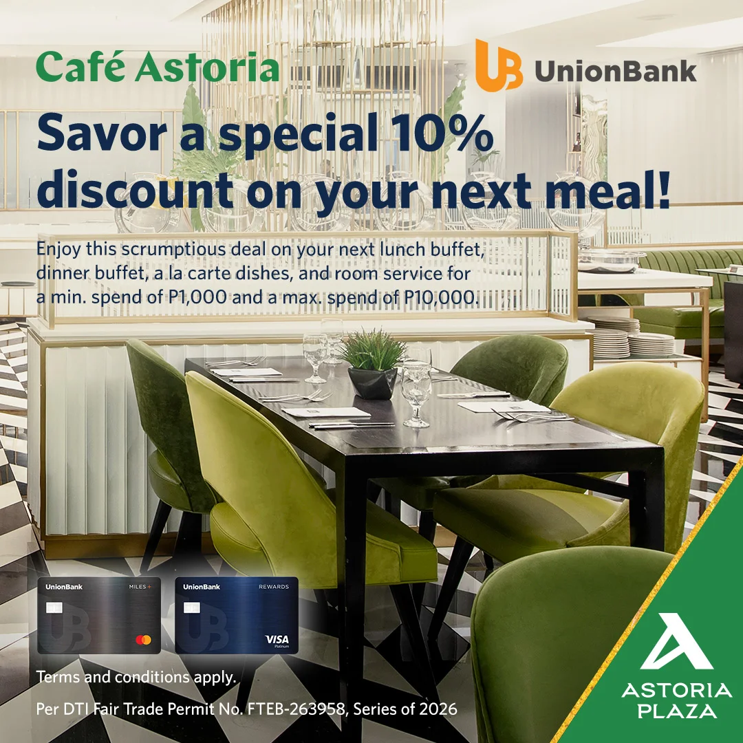 Cafe Astoria - UnionBank Promo