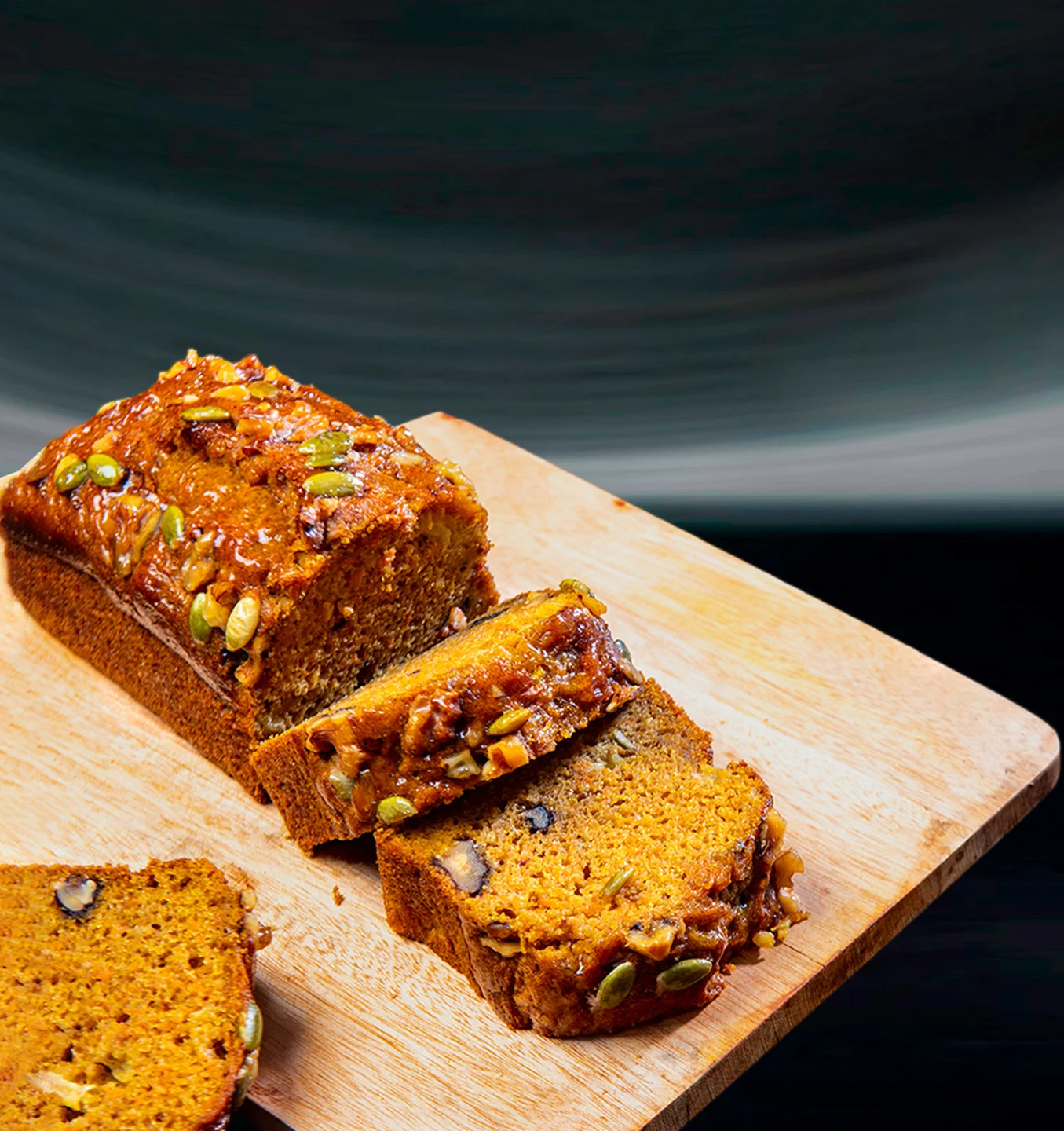 Carrot Pumpkin Walnut Loaf